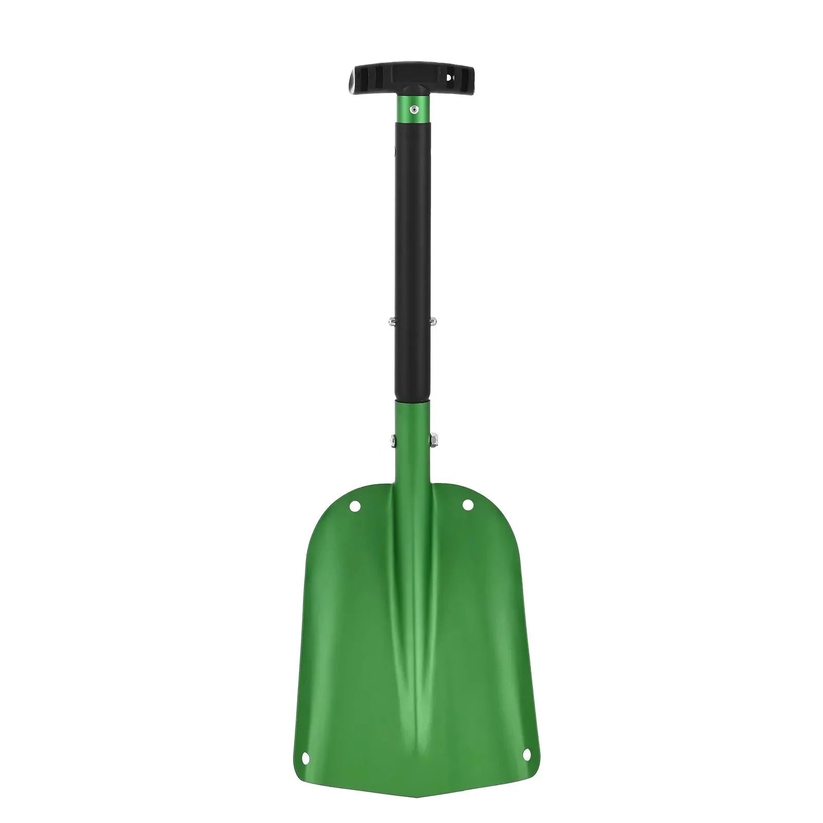 VEVOR Snow Shovel for Driveway, 8.5 in Wide Aluminum Alloy Snow Shovel with T-shaped Handles, Large Capacity Snowplow Shovels, Portable & Lightweight Snows Removal Tool for Garden Car Camping