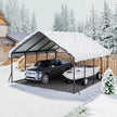 VEVOR Metal Carport 20 x 20 ft Outdoor Car Shelter Garage for Boats Heavy Duty