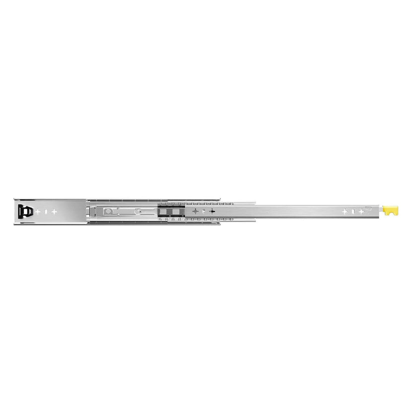 VEVOR 1 Pair Full Extension Drawer Slides 16 18 20 24 30 35 37.4 59 24 32 36 40 48 60 in, 250 lbs Load Capacity Locking Drawer Slides, Ball Bearing with Lock Side Mount Drawer Slide Rail