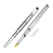 VEVOR 1 Pair Full Extension Drawer Slides 16 18 20 24 30 35 37.4 59 24 32 36 40 48 60 in, 250 lbs Load Capacity Locking Drawer Slides, Ball Bearing with Lock Side Mount Drawer Slide Rail