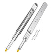 VEVOR 1 Pair Full Extension Drawer Slides 18 20 22 28 30 32 36 38 40 44 48 52 56 60 in, 500 lbs Load Capacity Locking Drawer Slides, Ball Bearing with Lock Side Mount Drawer Slide Rail