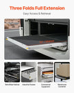 VEVOR Heavy-Duty Full Extension Drawer Slides, 18–60 in, 500 lbs Load Capacity, Ball Bearing Side Mount with Lock – 1 Pair