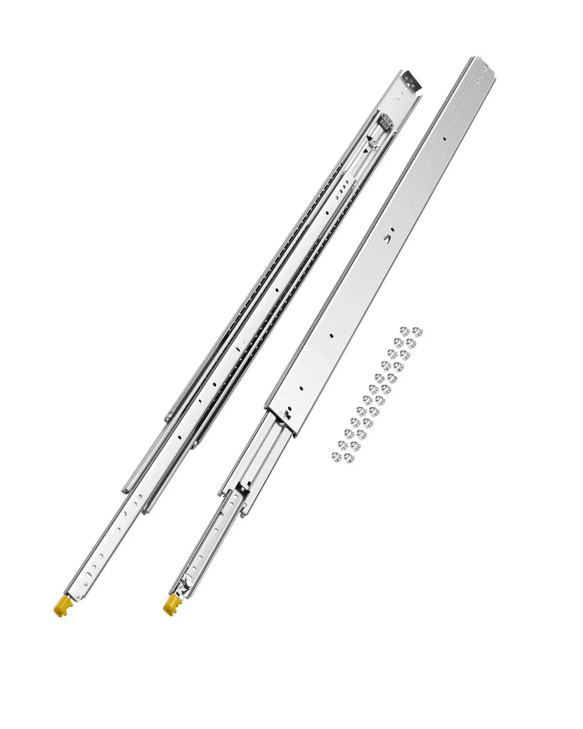 VEVOR Heavy-Duty Full Extension Drawer Slides, 18–60 in, 500 lbs Load Capacity, Ball Bearing Side Mount with Lock – 1 Pair