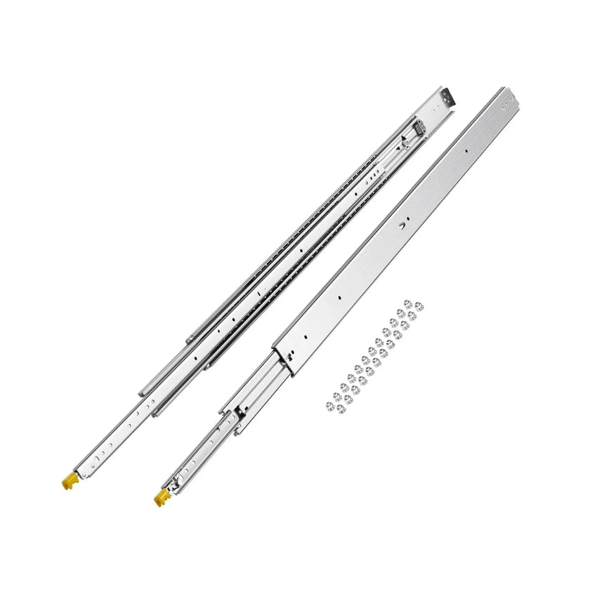 VEVOR Heavy-Duty Full Extension Drawer Slides, 18–60 in, 500 lbs Load Capacity, Ball Bearing Side Mount with Lock – 1 Pair