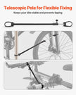 VEVOR Bike Repair Stand 88 lb Adjustable Bicycle Maintenance Rack with Tool Tray