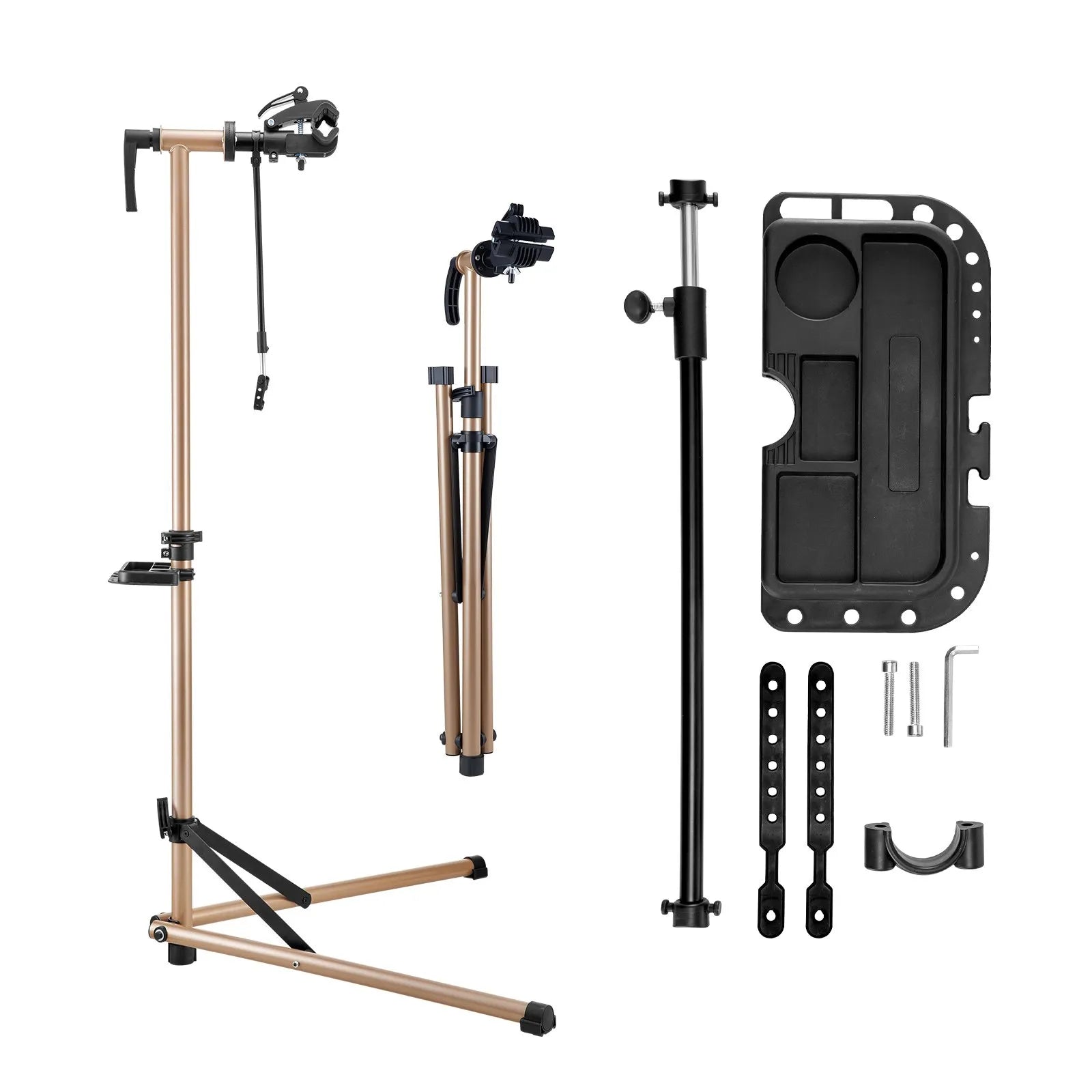 VEVOR Bike Repair Stand 88 lb Adjustable Bicycle Maintenance Rack with Tool Tray