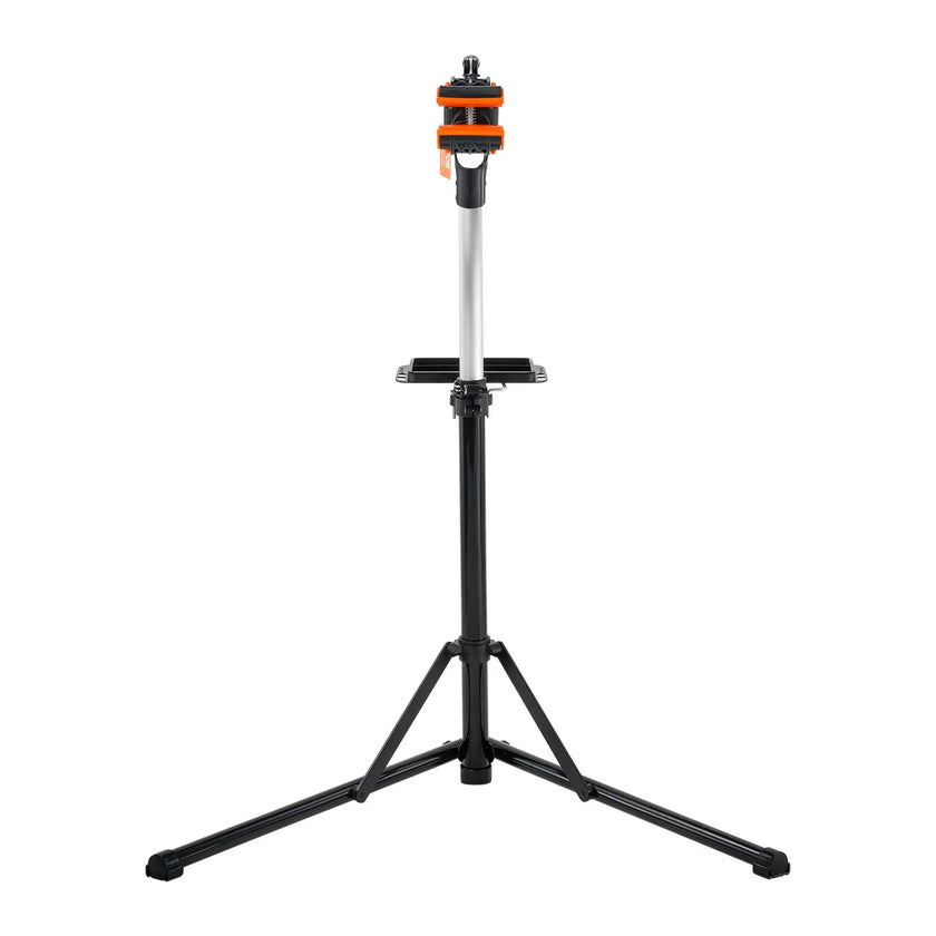 VEVOR Bike Repair Stand, 66 lbs Heavy-duty Aluminum Bicycle Repair Stand, Adjustable Height Bike Maintenance Workstand with Magnetic Tool Tray Telescopic Arm, Foldable Bike Work Stand for Home, Shops