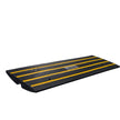 VEVOR Rubber Curb Ramp for Driveway 1 Pack, 15T Heavy Duty Sidewalk Curb Ramp, 2.6