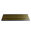 VEVOR Rubber Curb Ramp for Driveway 1 Pack, 15T Heavy Duty Sidewalk Curb Ramp, 2.6