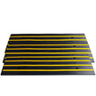 VEVOR Curb Ramp, 3 Pack Rubber Driveway Ramps, Heavy Duty 33069lbs Weight Capacity Threshold Ramp, 2.6 inch High Curbside Bridge Ramps for Loading Dock Garage Sidewalk, Expandable Full Ramp Set