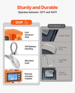 VEVOR Digital Crane Scale Industrial Hanging Scale 2200 lbs/1000 kg Heavy Duty