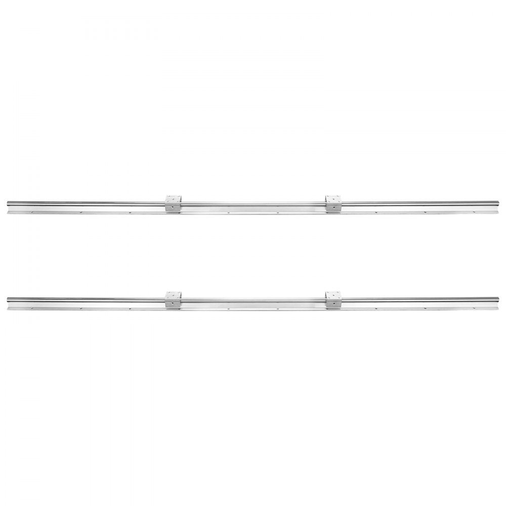 VEVOR Linear Guide Rail Set, SBR16 1500mm, 2 PCS 59 in/1500 mm SBR16 Guide Rails and 4 PCS SBR16UU Slide Blocks, Linear Rails and Bearings Kit for Automated Machines DIY Project CNC Router Machines