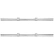 VEVOR Linear Guide Rail Set, SBR20 1000mm, 2 PCS 39.4 in/1000 mm SBR20 Guide Rails and 4 PCS SBR20UU Slide Blocks, Linear Rails and Bearings Kit for Automated Machines DIY Project CNC Router Machines