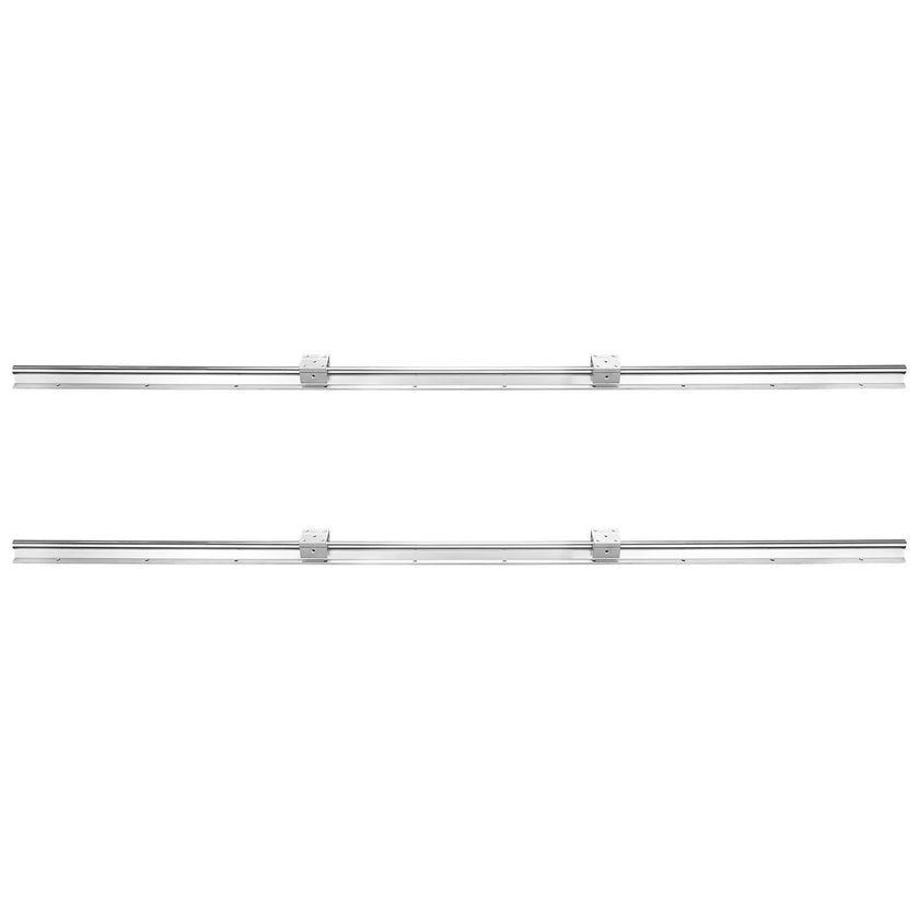 VEVOR Linear Guide Rail Set, SBR20 1500mm, 2 PCS 59 in/1500 mm SBR20 Guide Rails and 4 PCS SBR20UU Slide Blocks, Linear Rails and Bearings Kit for Automated Machines DIY Project CNC Router Machines