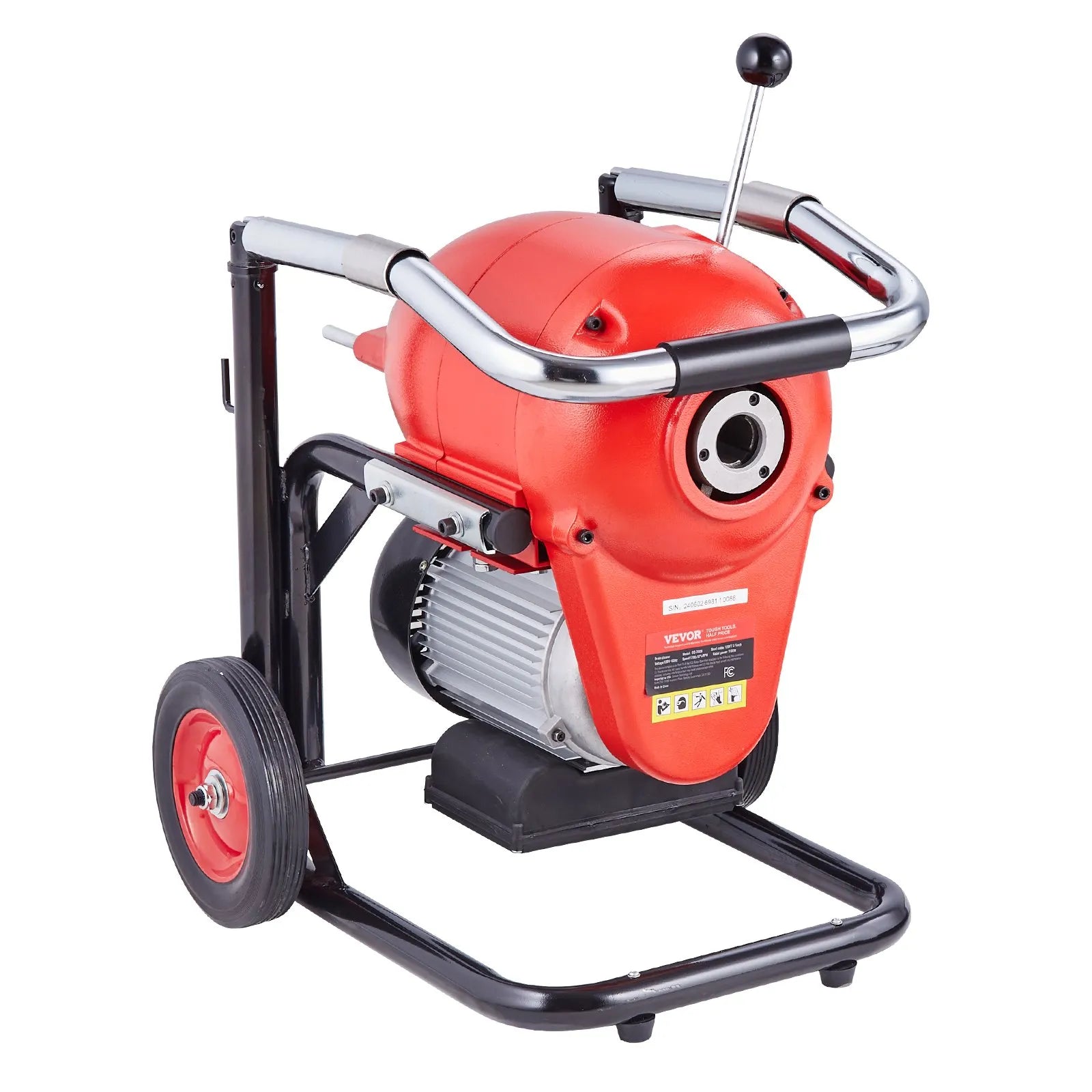 VEVOR Drain Cleaner Machine 120FT x 6/5