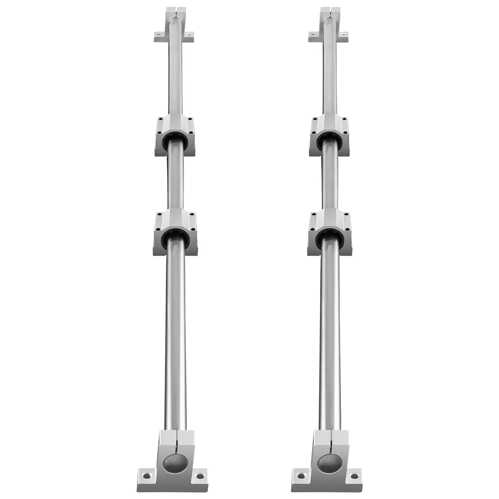 VEVOR Linear Guide Rail Set, SFC20 1200mm, 2 PCS 39.4 in/1000 mm SFC20 Guide Rails 4 PCS SC20 Slide Blocks 4 PCS Rail Supports, Linear Rails and Bearings Kit for Automated Machines CNC DIY Project