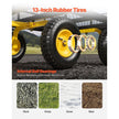 1200 lb Heavy Duty Steel Garden Cart Wagon – 3-in-1 Utility Yard Trailer