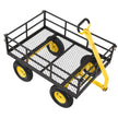 1200 lb Heavy Duty Steel Garden Cart Wagon – 3-in-1 Utility Yard Trailer
