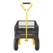 VEVOR Steel Garden Cart 500lb Capacity Heavy Duty Yard Wagon Cart 10in Tires