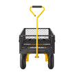 VEVOR Steel Garden Cart 900lb Capacity Heavy Duty Yard Wagon Cart 10in Tires