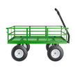 VEVOR Steel Garden Cart 1200lbs Capacity Heavy Duty Wagon Cart 13in Tires
