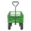 VEVOR Steel Garden Cart 900lbs Capacity Heavy Duty Wagon Cart 10in Tires