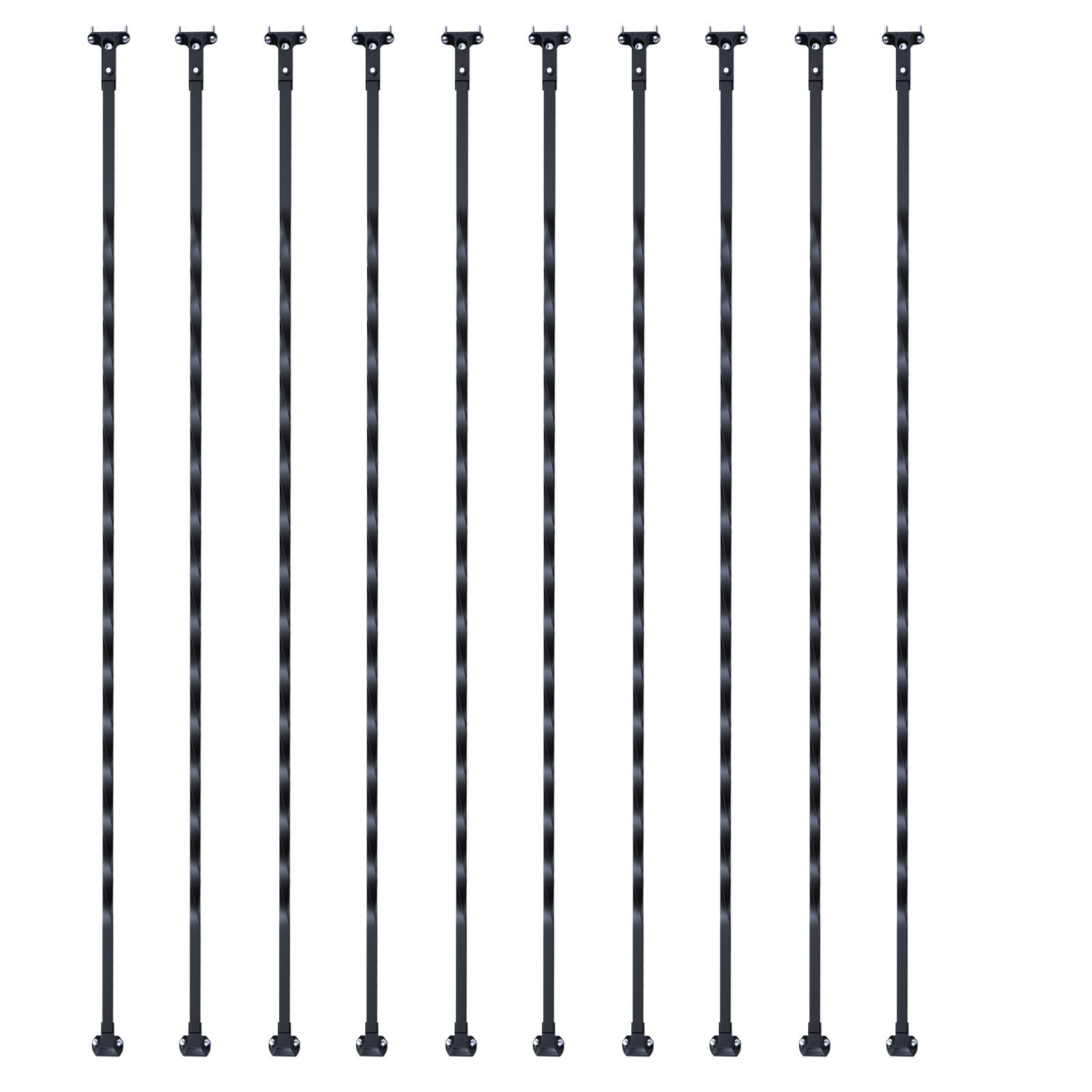 VEVOR Staircase Metal Balusters, 44'' x 1/2