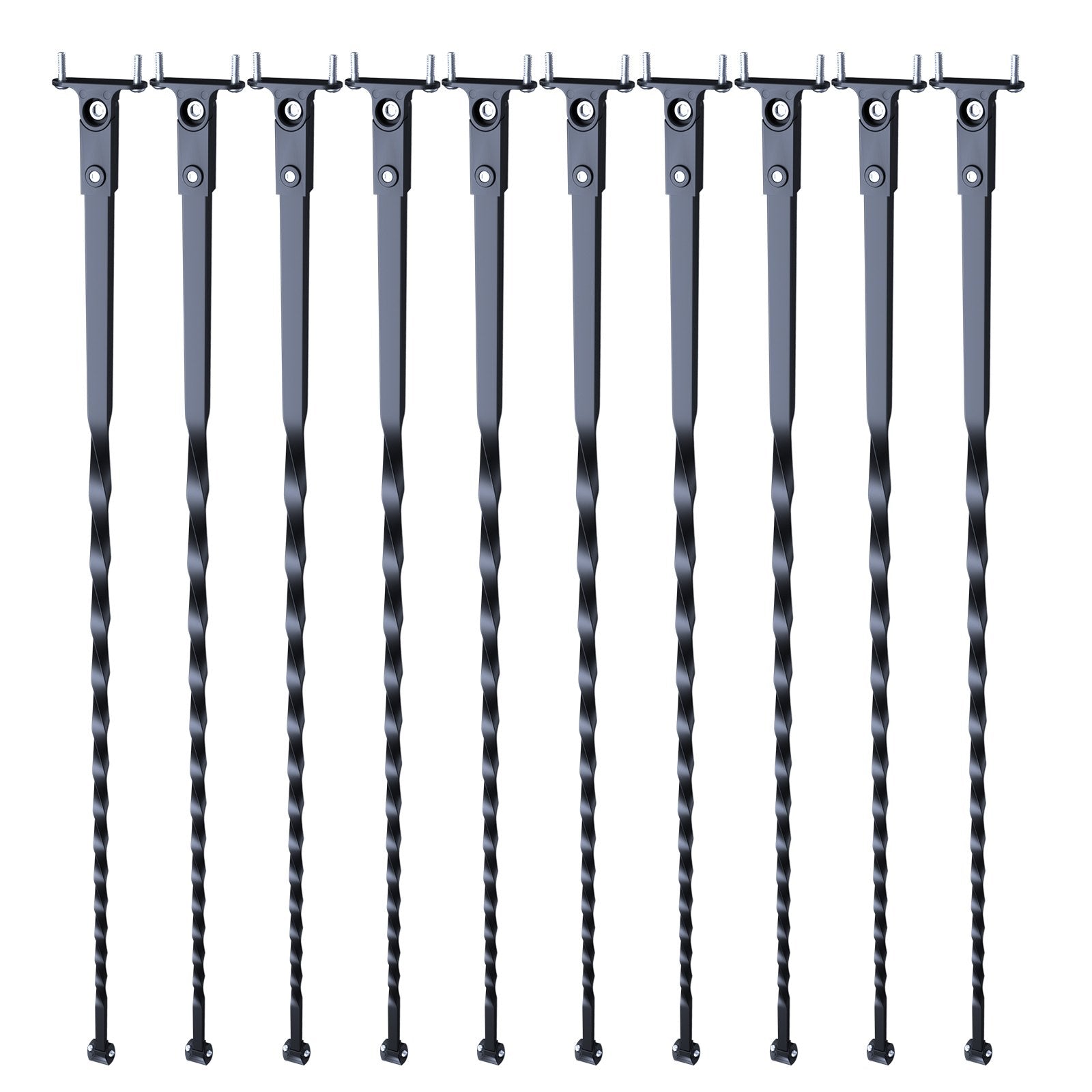 VEVOR Staircase Metal Balusters, 44'' x 1/2
