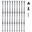 VEVOR Staircase Metal Balusters, 44'' x 1/2