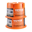 VEVOR Trailer Jack Block, 2000 lbs Capacity per RV Leveling Block, High-quality Polypropylene RV Camper Stabilizer Blocks, RV Travel Accessories Use for Any Tongue Jack, Post, Foot, 5th Wheels, 2-Pack