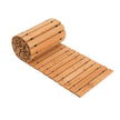 VEVOR 12 ft L x 17 in W Straight Wooden Garden Pathway Roll Out Garden Walkway