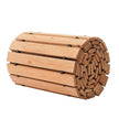 VEVOR 12 ft L x 22 in W Straight Wooden Garden Pathway Roll Out Garden Walkway