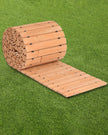 VEVOR 16 ft L x 17 in W Straight Wooden Garden Pathway Roll Out Garden Walkway