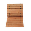 VEVOR 16 ft L x 17 in W Straight Wooden Garden Pathway Roll Out Garden Walkway