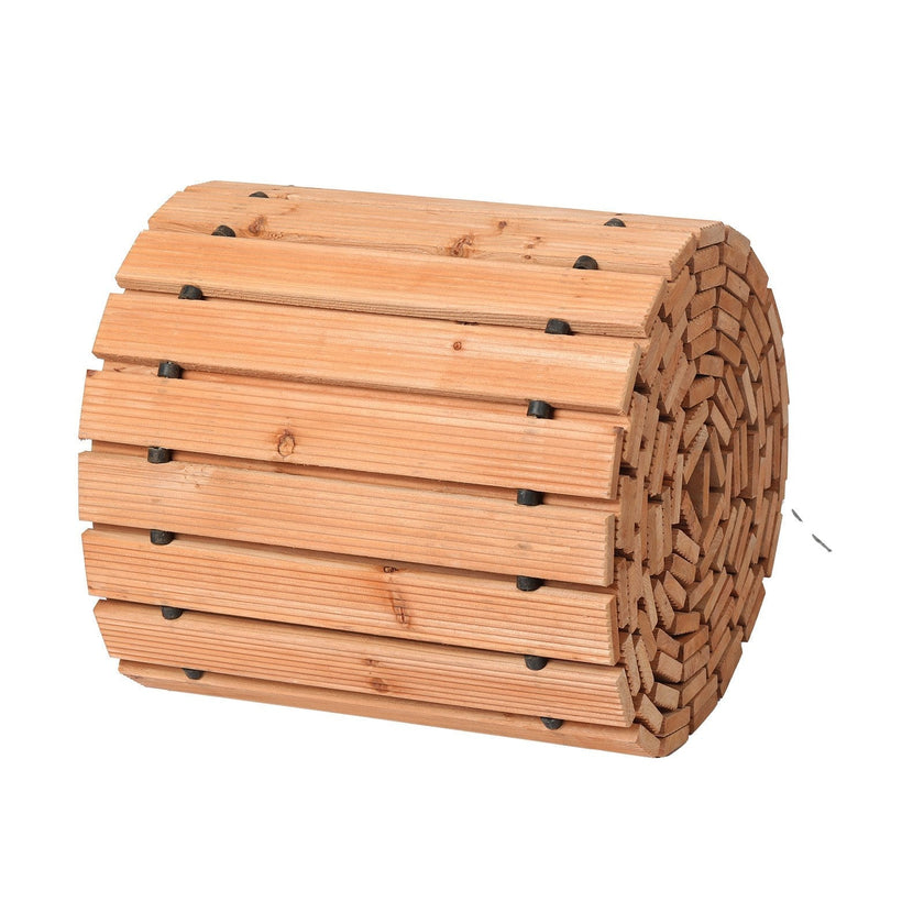 VEVOR 16 ft L x 17 in W Straight Wooden Garden Pathway Roll Out Garden Walkway