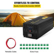 VEVOR Power Inverter, 5000W Modified Sine Wave Inverter, DC 36V to AC 120V Car Converter, with LCD Screen, Remote Controller, LED Indicator, AC Outlets Inverter for Truck RV Car Boat Travel Camping