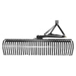 VEVOR Tow Behind Dethatcher, 72-inch Tow Dethatcher with 36 Steel Tines, 3-Point Lawn Dethatcher Rake with Attachments for Tractor, Landscape Rake for Garden, Farm, Grass