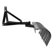 VEVOR Tow Behind Dethatcher, 72-inch Tow Dethatcher with 36 Steel Tines, 3-Point Lawn Dethatcher Rake with Attachments for Tractor, Landscape Rake for Garden, Farm, Grass