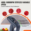 VEVOR Commercial Immersion Blender, 350W Heavy Duty Hand Mixer, 12 inch Stepless Variable Speed Mixer with Stainless Steel Blade, Multi-Purpose Portable Mixer for Soup, Sauces, Mashed Potatoes, Cream