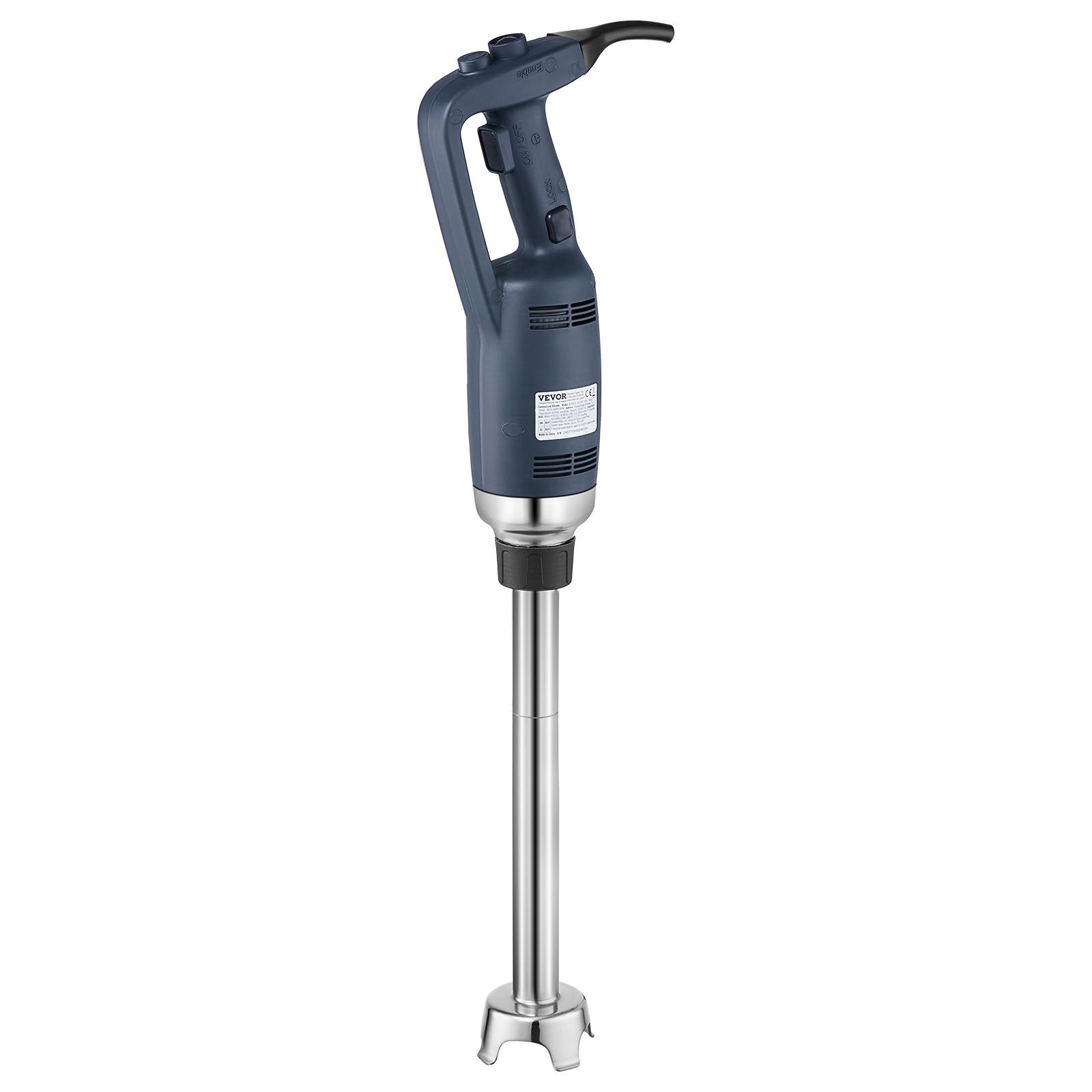 VEVOR Commercial Immersion Blender, 350W Heavy Duty Hand Mixer, 20 inch Stepless Variable Speed Mixer with Stainless Steel Blade, Multi-Purpose Portable Mixer for Soup, Sauces, Mashed Potatoes, Cream