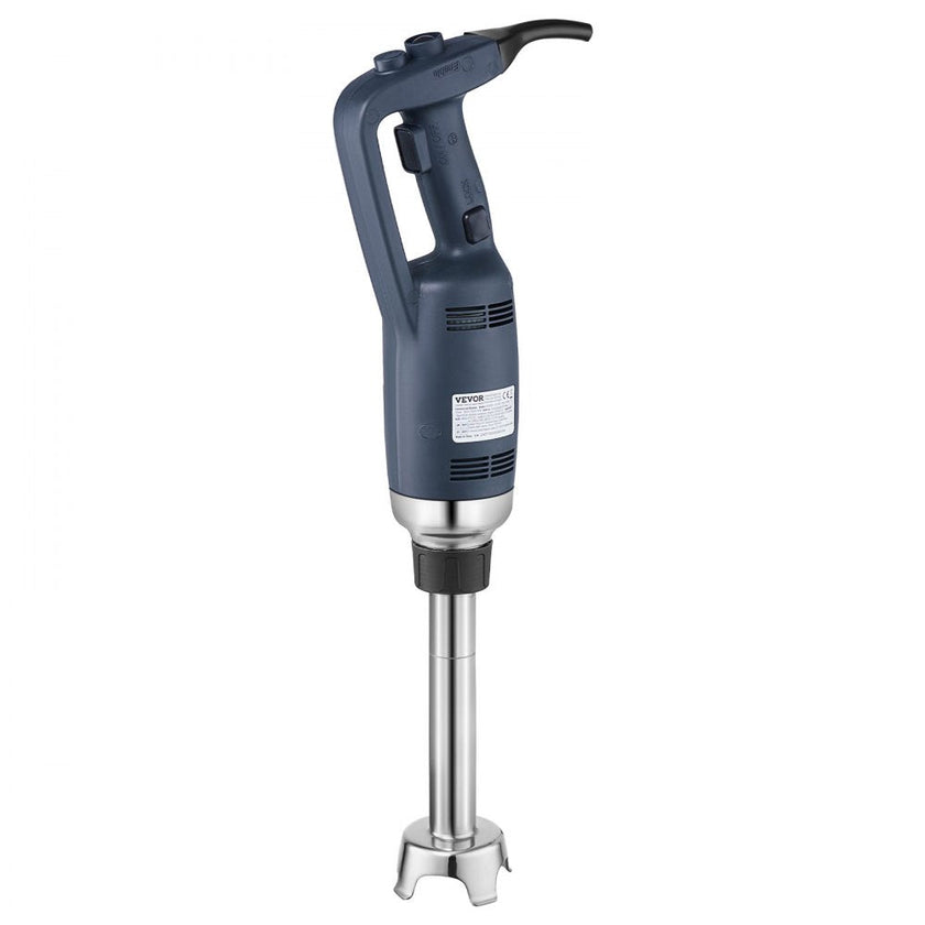 VEVOR Commercial Immersion Blender, 350W Heavy Duty Hand Mixer, 10 inch Stepless Variable Speed Mixer with Stainless Steel Blade, Multi-Purpose Portable Mixer for Soup, Sauces, Mashed Potatoes, Cream