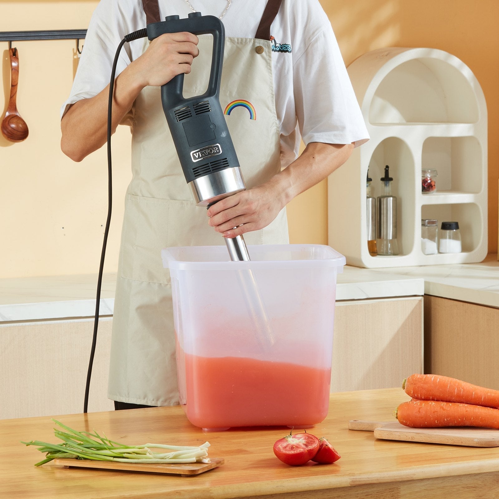 VEVOR Commercial Immersion Blender, 750W 16