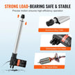 VEVOR Linear Actuator 12V, 12 Inch Heavy Duty 1320lbs/6000N Linear Actuator, 0.19