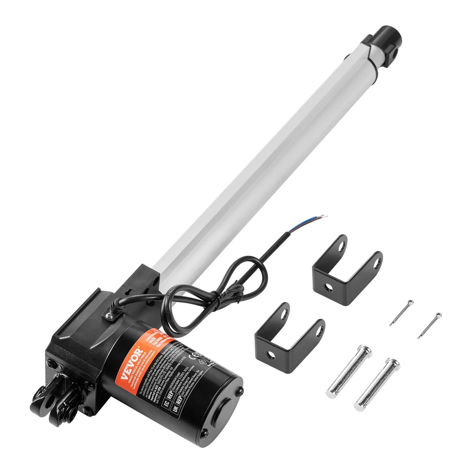 VEVOR Linear Actuator 12V, 14 Inch Heavy Duty 1320lbs/6000N Linear Actuator, 0.19