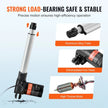 VEVOR Linear Actuator 12V, 8 Inch Heavy Duty 1320lbs/6000N Linear Actuator, 0.19