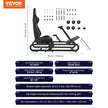 VEVOR Heavy Duty Racing Wheel Stand for Logitech G923/G920/G29 Max330LBS Compact