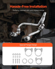 VEVOR Catalytic Converter Compatible with 2007-2009 Jeep Wrangler V6 Front Right