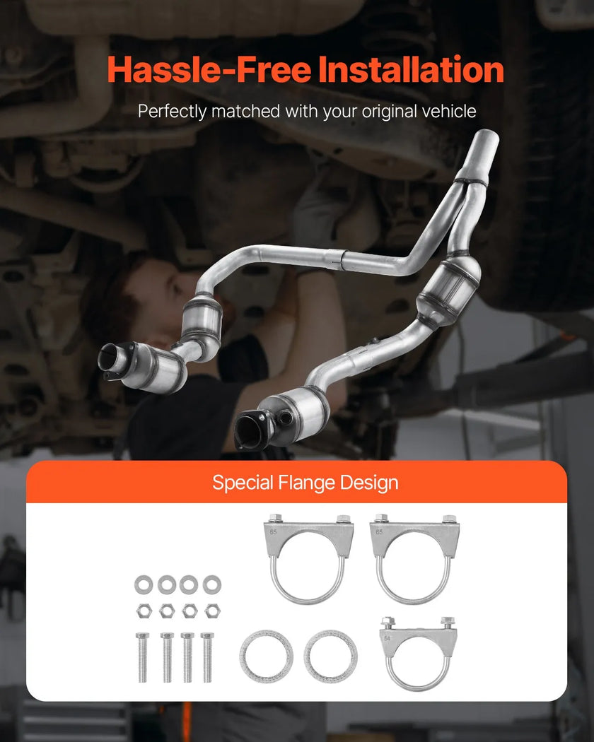 VEVOR Catalytic Converter Compatible with 2007-2009 Jeep Wrangler V6 Front Right