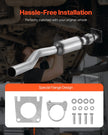 VEVOR Catalytic Converter Compatible with Chrysler Dodge Jeep 2.4L Front 54735
