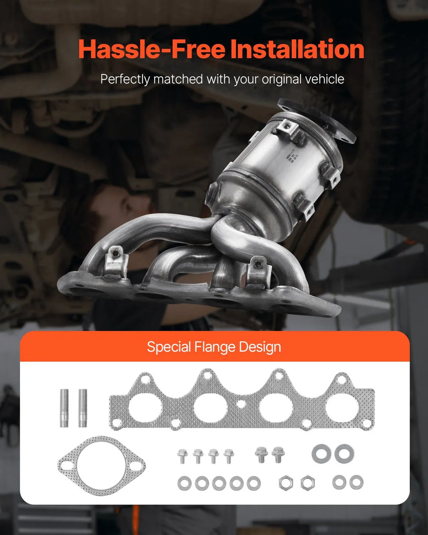 VEVOR Catalytic Converter Compatible with Kia Soul Rio/Hyundai Veloster Accent